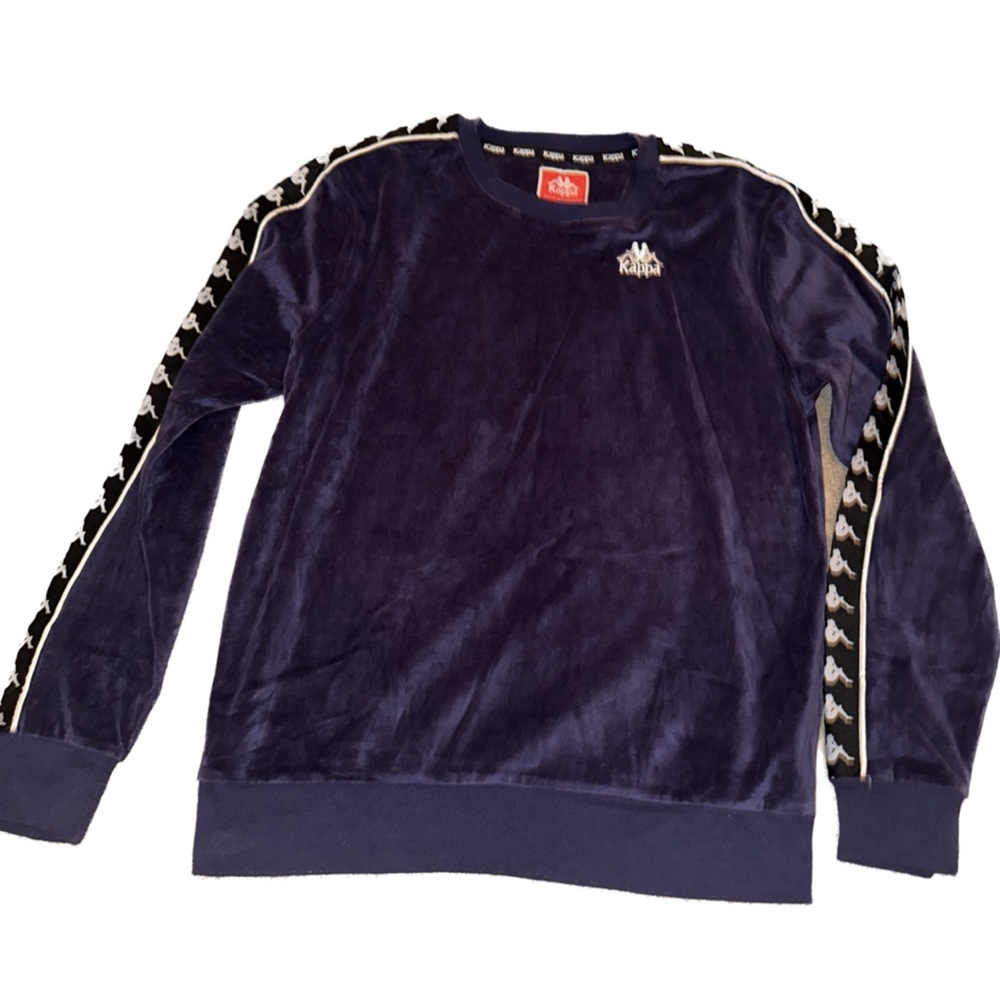 Kappa Blue Velvet Sweatshirt